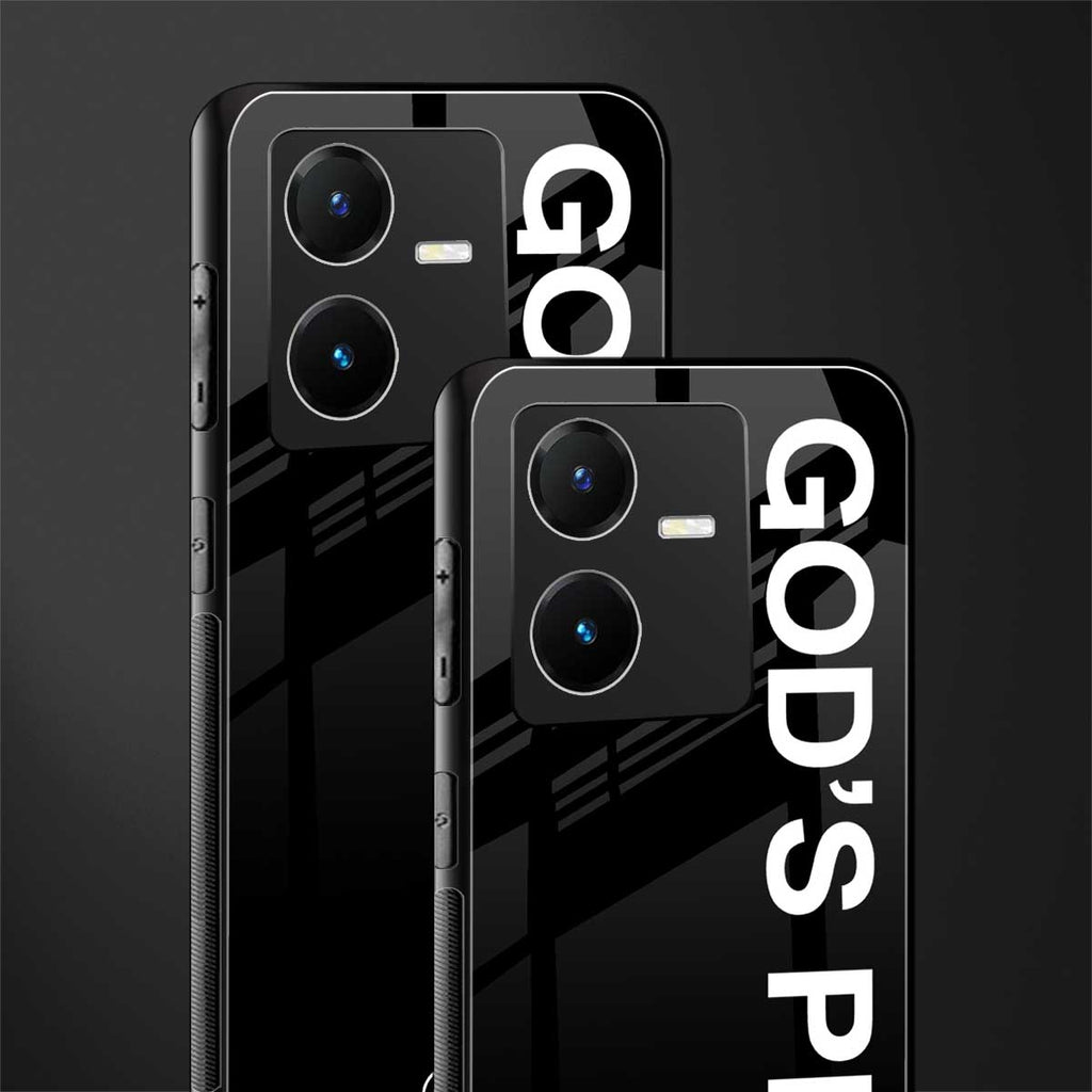 god's plan back phone cover | glass case for vivo y22
