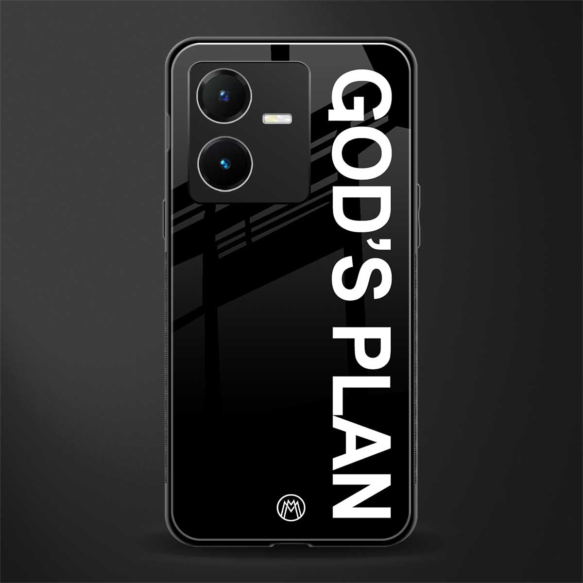 god's plan back phone cover | glass case for vivo y22