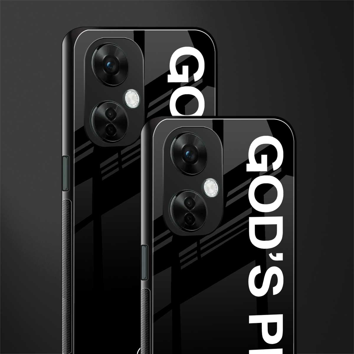god's plan back phone cover | glass case for oneplus nord ce 3 lite
