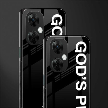 god's plan back phone cover | glass case for oneplus nord ce 3 lite