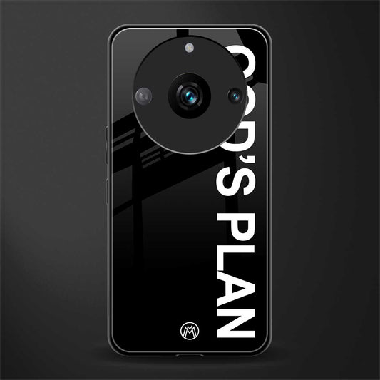 god's plan back phone cover | glass case for realme 11 pro 5g
