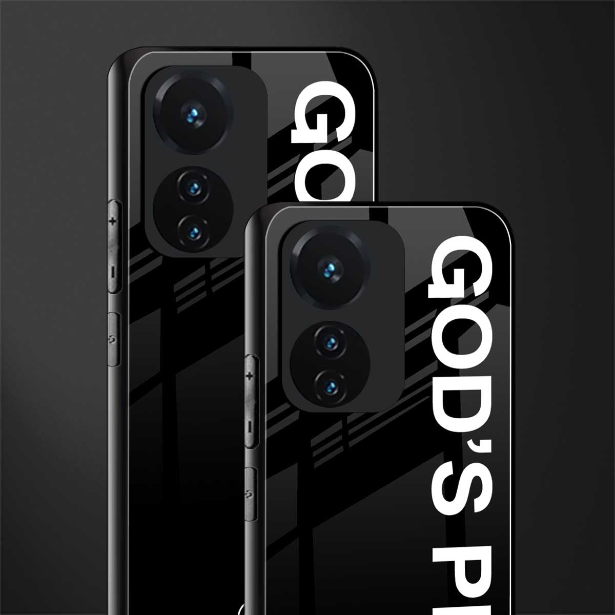 god's plan back phone cover | glass case for vivo t1 44w 4g