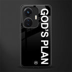 god's plan back phone cover | glass case for vivo t1 44w 4g