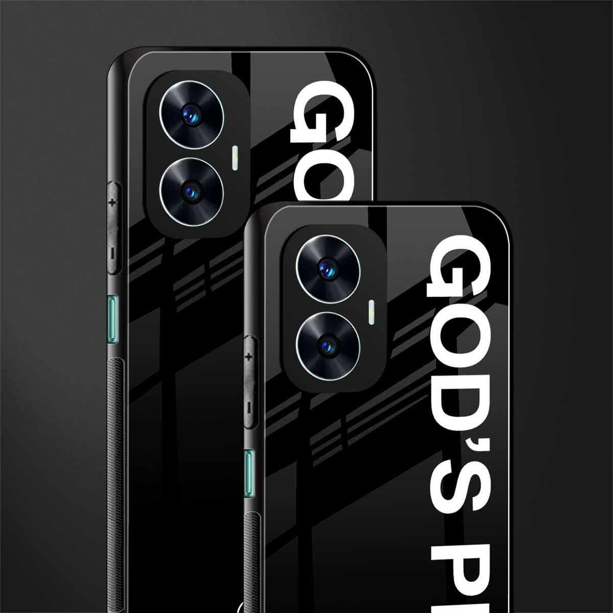 god's plan back phone cover | glass case for realme c55