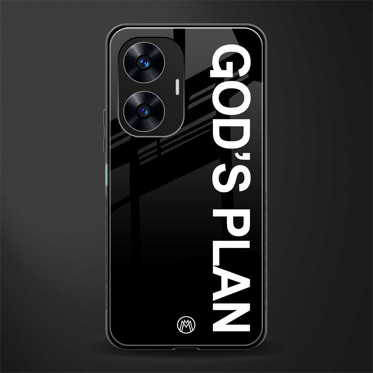 god's plan back phone cover | glass case for realme c55