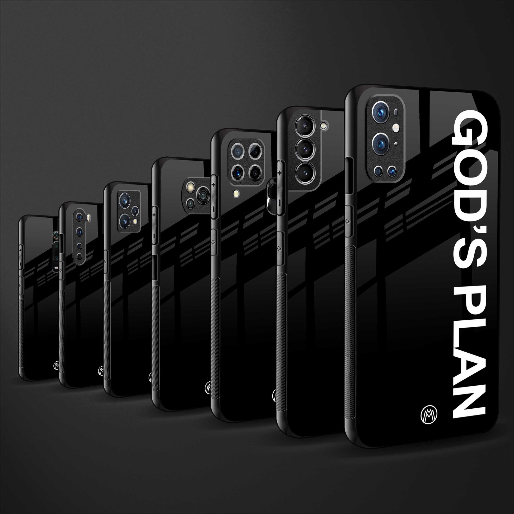 god's plan glass case for redmi note 7 pro image-3