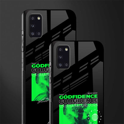 godfidence glass case for samsung galaxy a31 image-2