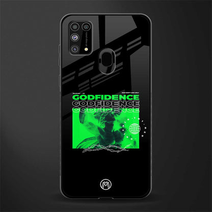 godfidence glass case for samsung galaxy m31 prime edition image