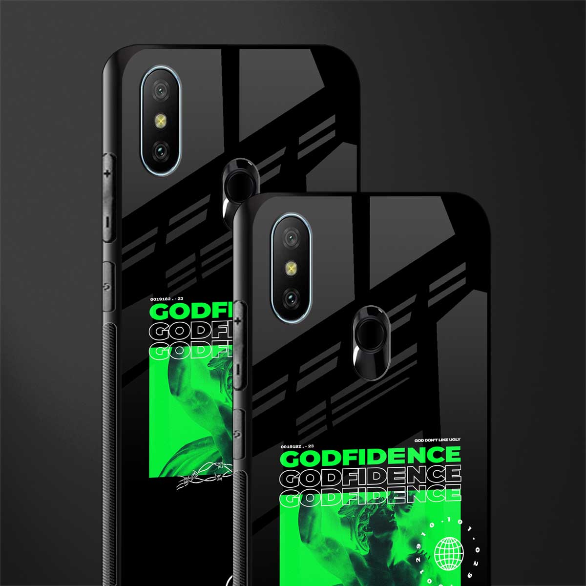 godfidence glass case for redmi 6 pro image-2