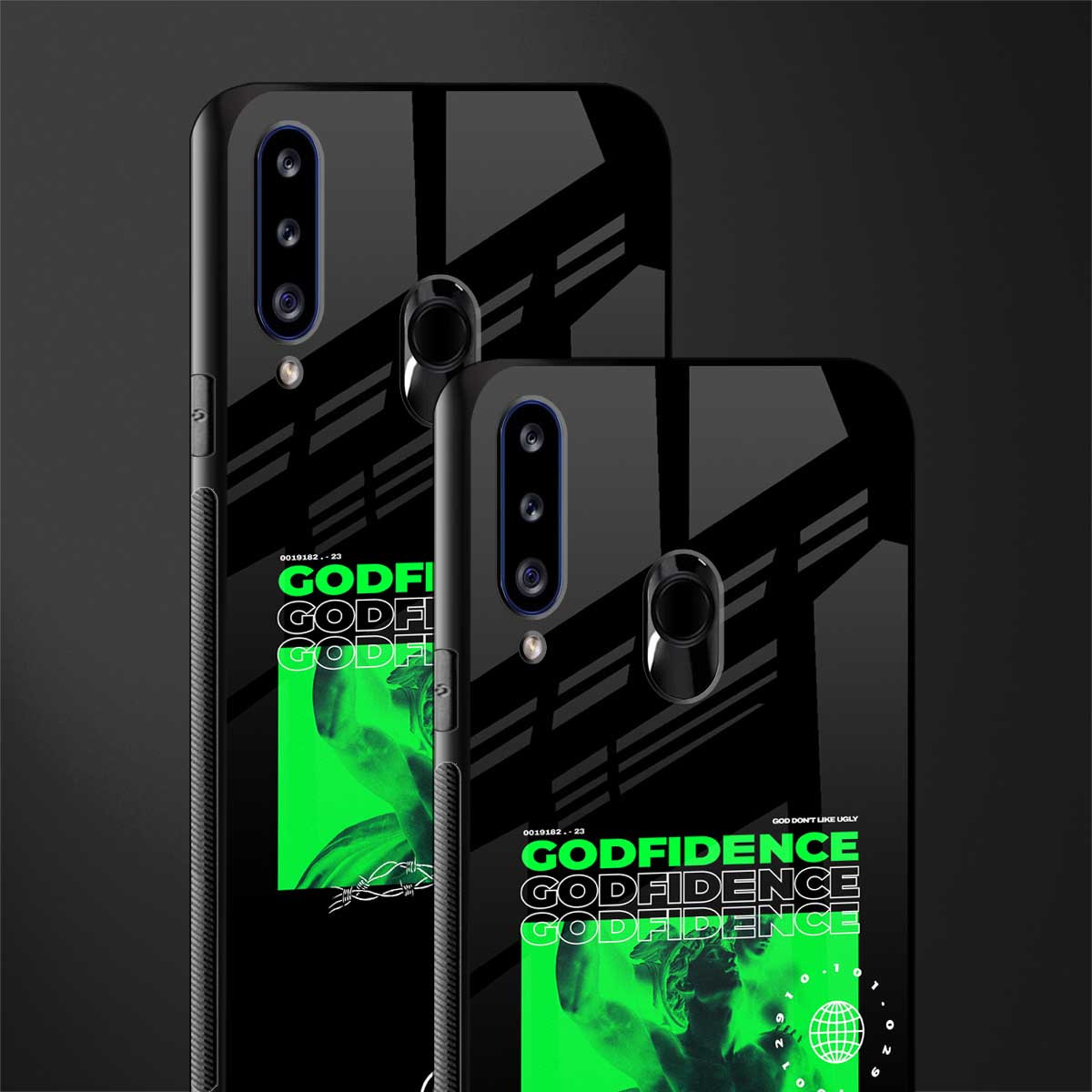 godfidence glass case for samsung galaxy a20s image-2