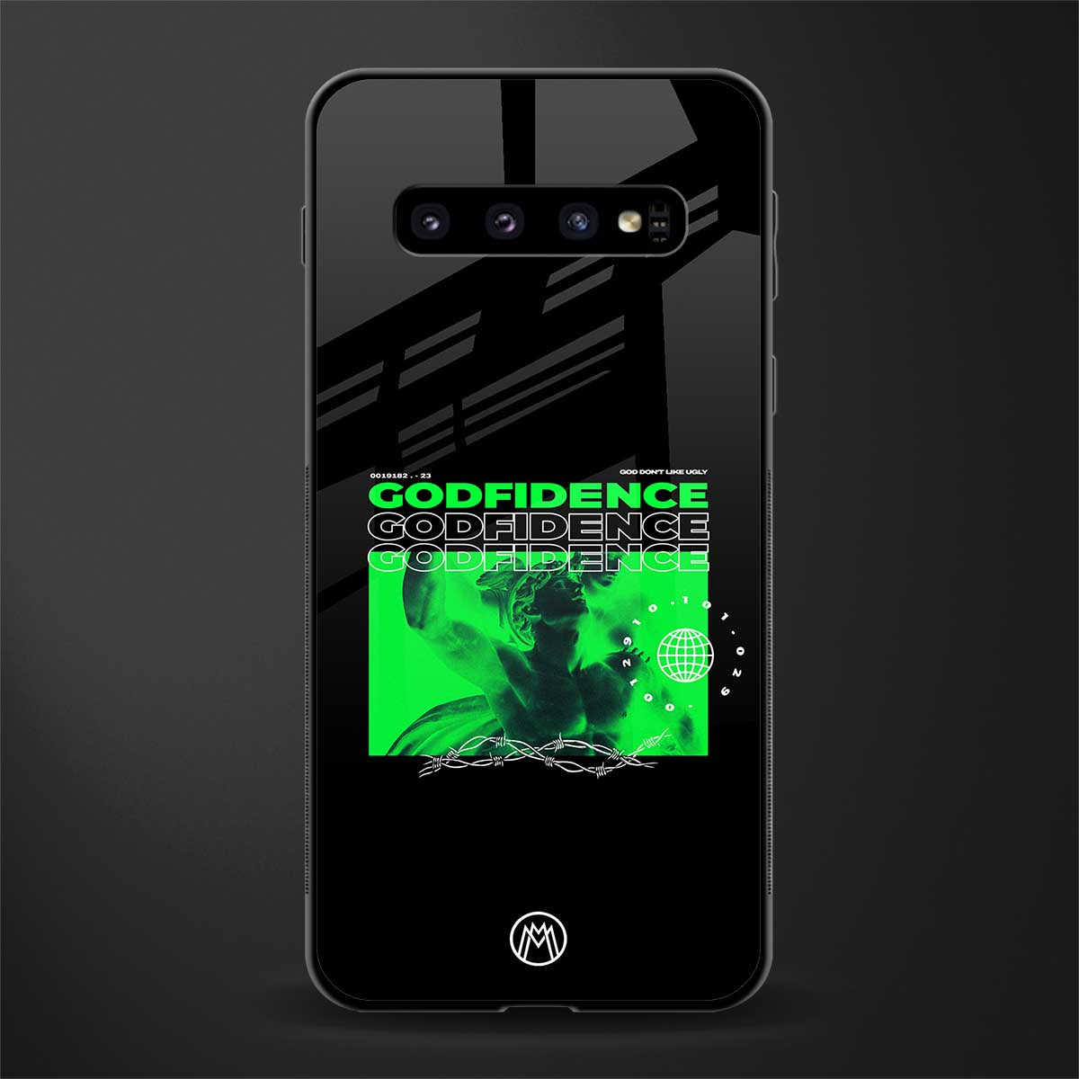 godfidence glass case for samsung galaxy s10 plus image