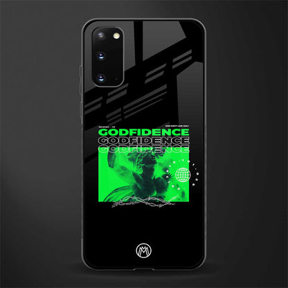 godfidence glass case for samsung galaxy s20 image
