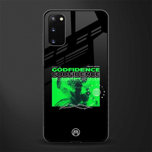 godfidence glass case for samsung galaxy s20 image