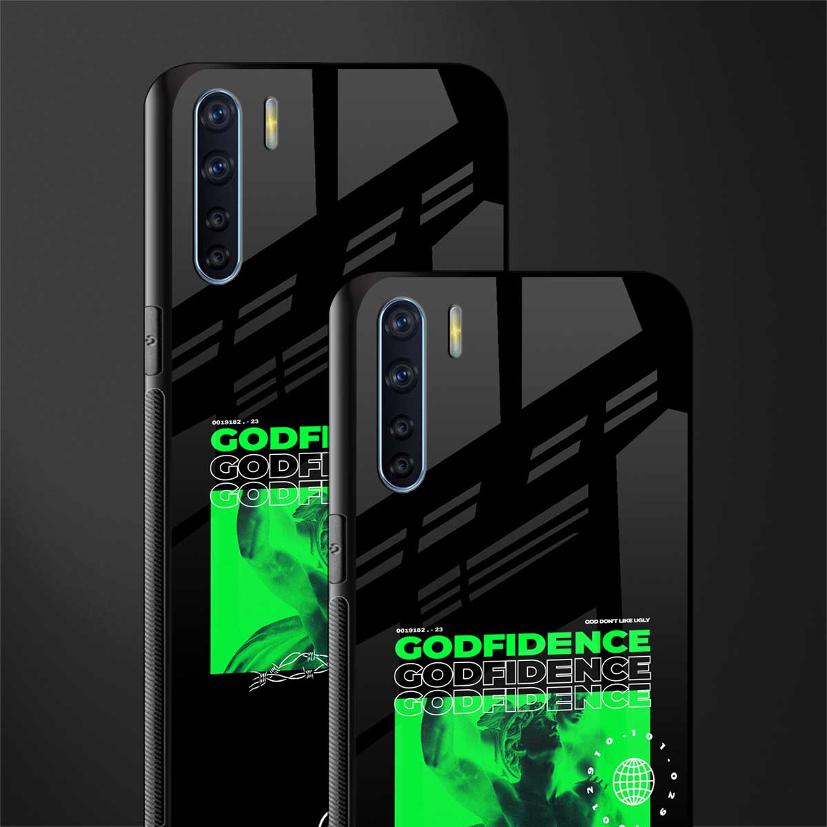 godfidence glass case for oppo f15 image-2