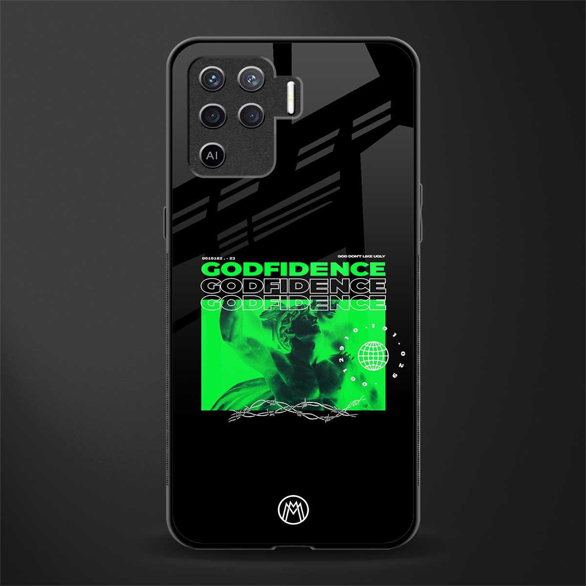godfidence glass case for oppo f19 pro image
