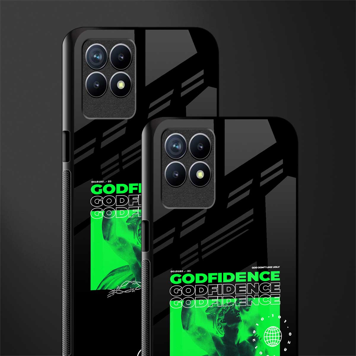 godfidence glass case for realme 8i image-2