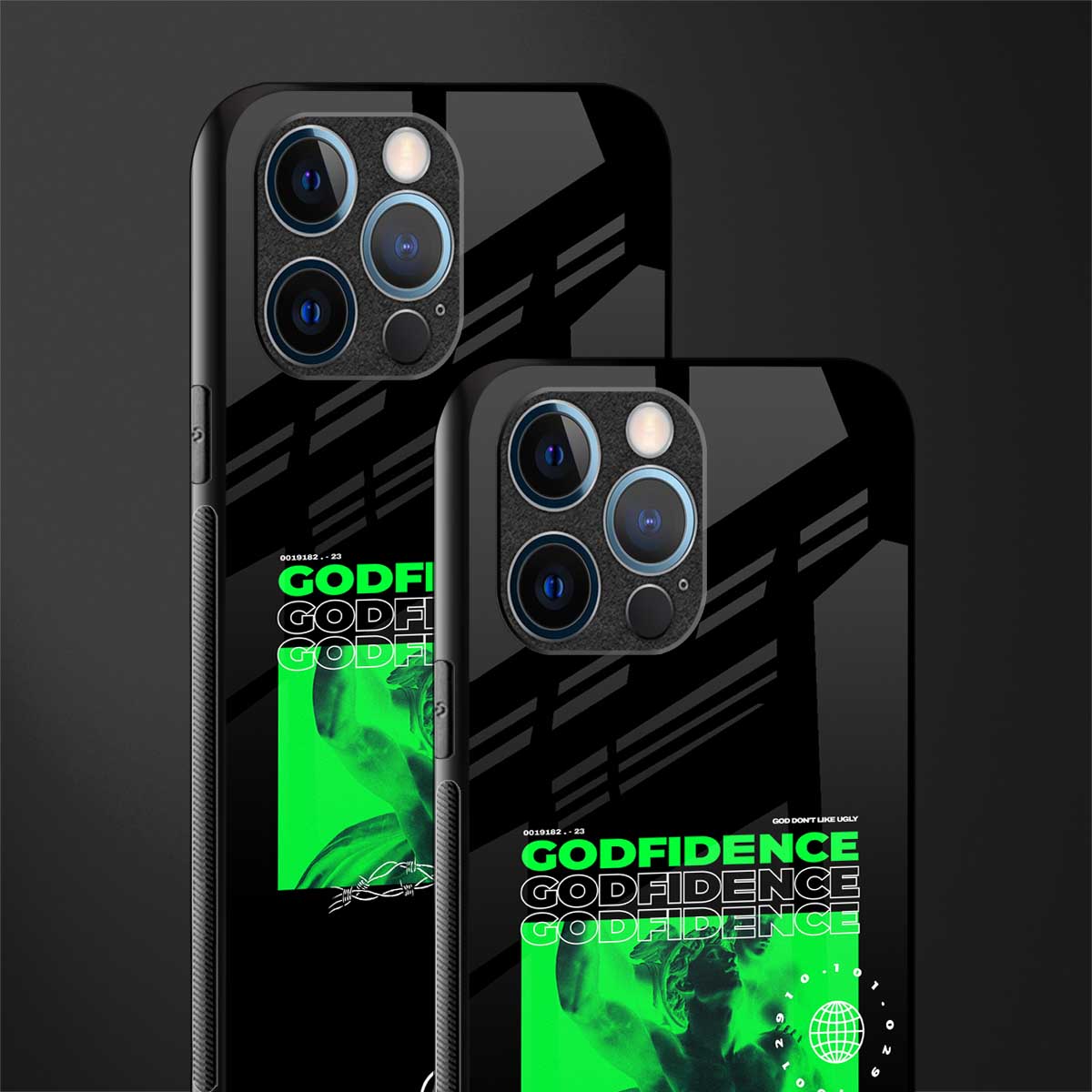 godfidence glass case for iphone 12 pro image-2