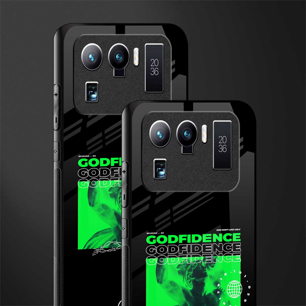 godfidence glass case for mi 11 ultra 5g image-2