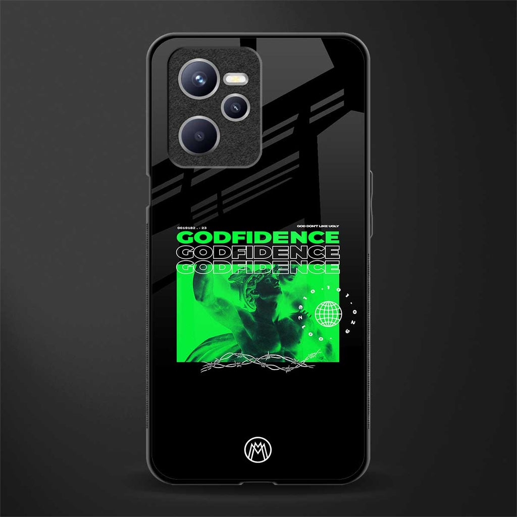 godfidence glass case for realme c35 image