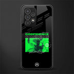 godfidence back phone cover | glass case for samsung galaxy a73 5g