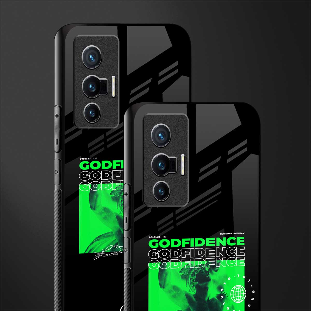 godfidence glass case for vivo x70 image-2