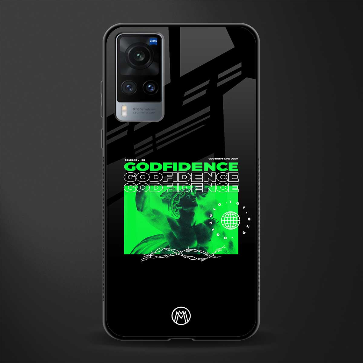 godfidence glass case for vivo x60 image