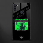 godfidence glass case for samsung a11 image