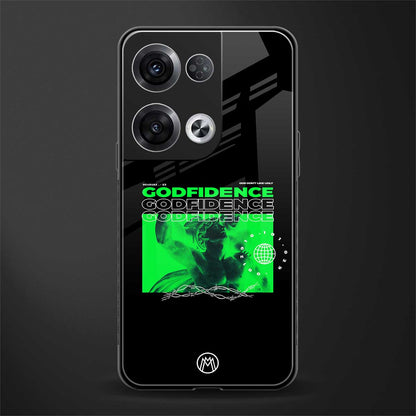 godfidence back phone cover | glass case for oppo reno 8 pro