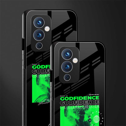 godfidence back phone cover | glass case for oneplus 9