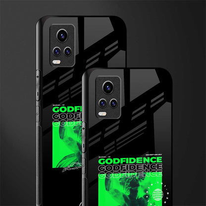 godfidence back phone cover | glass case for vivo v21e 4g