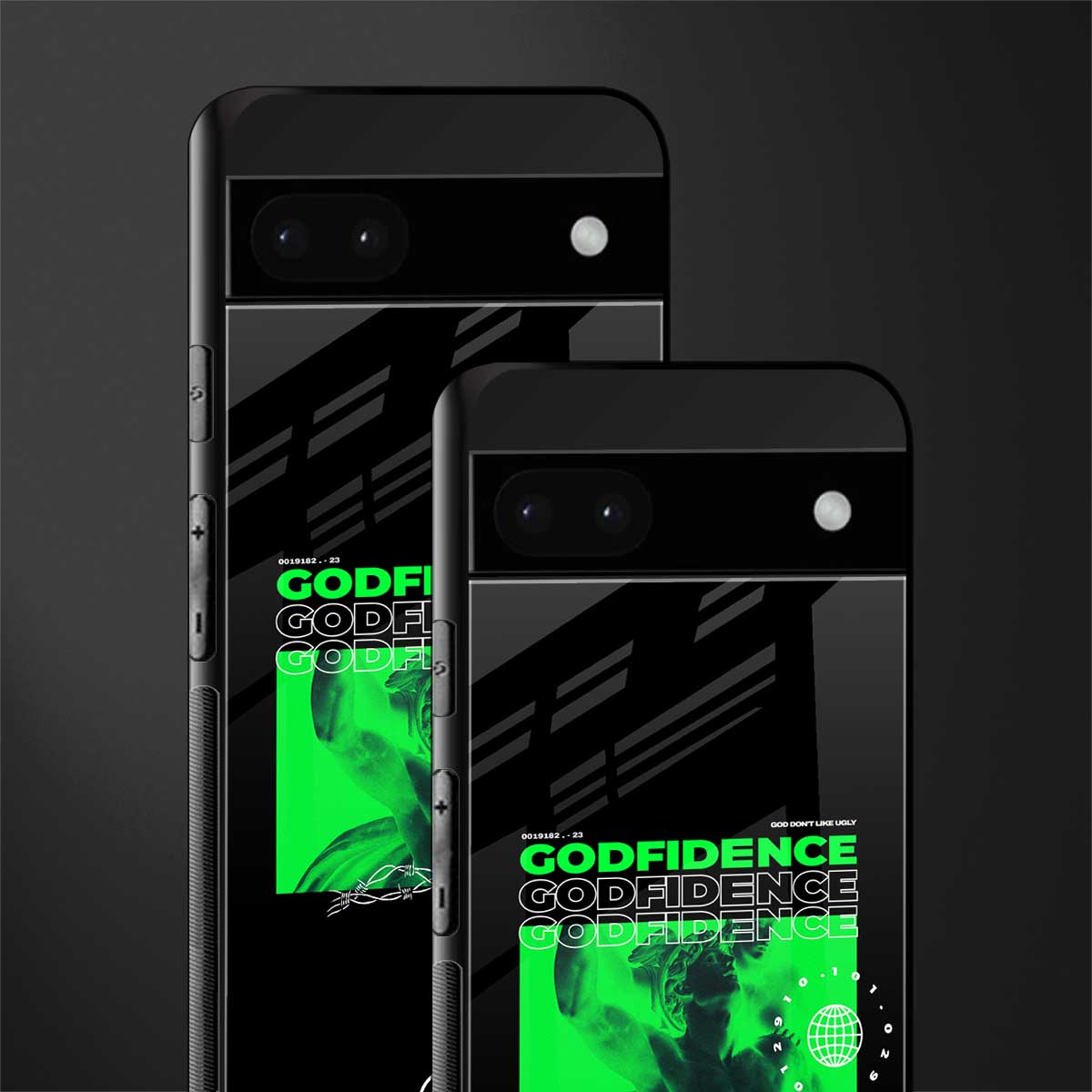 godfidence back phone cover | glass case for google pixel 6a