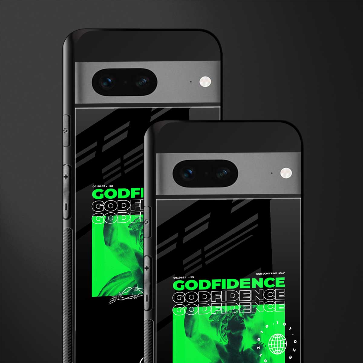 godfidence back phone cover | glass case for google pixel 7