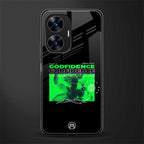 godfidence back phone cover | glass case for realme c55