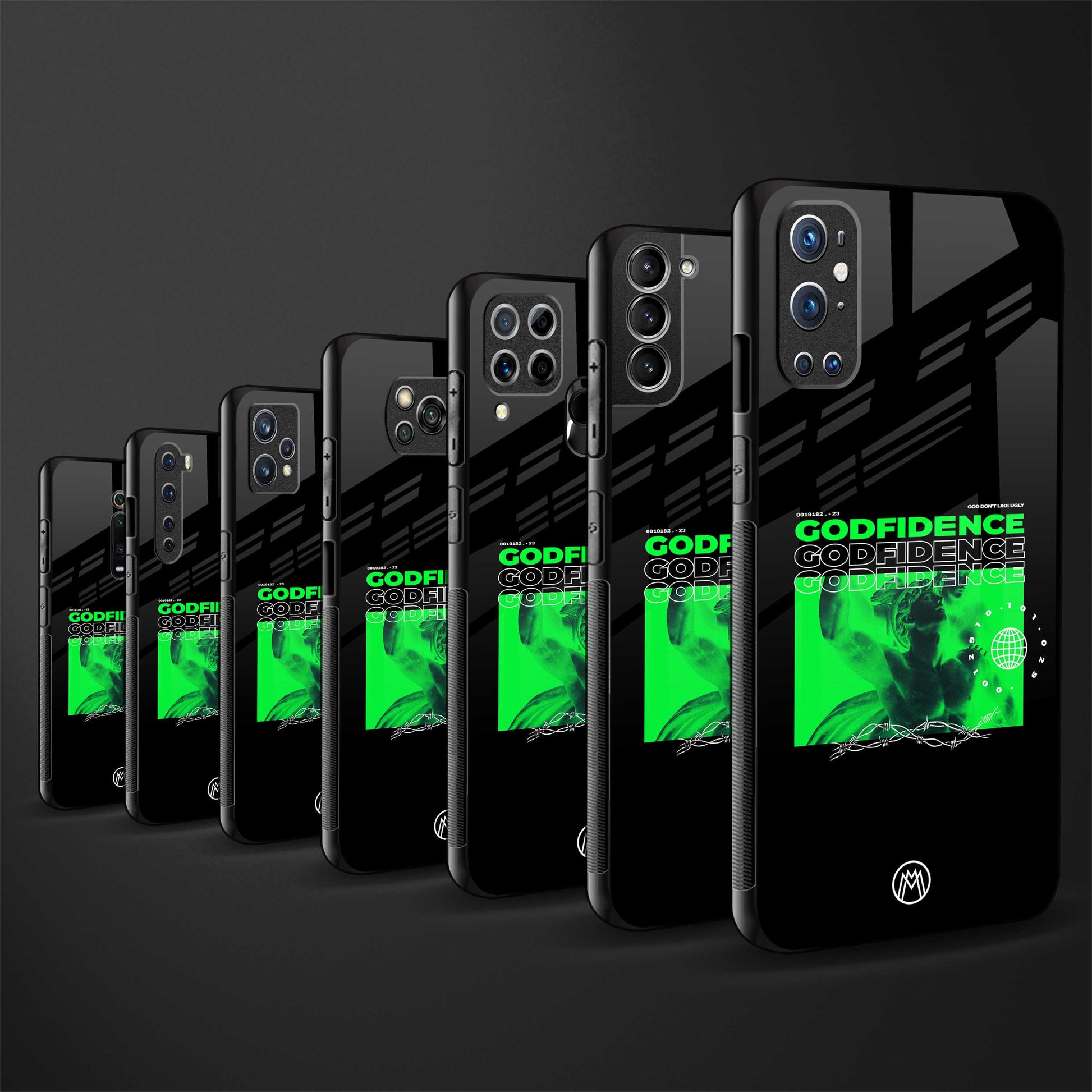 godfidence back phone cover | glass case for oppo f21 pro 5g