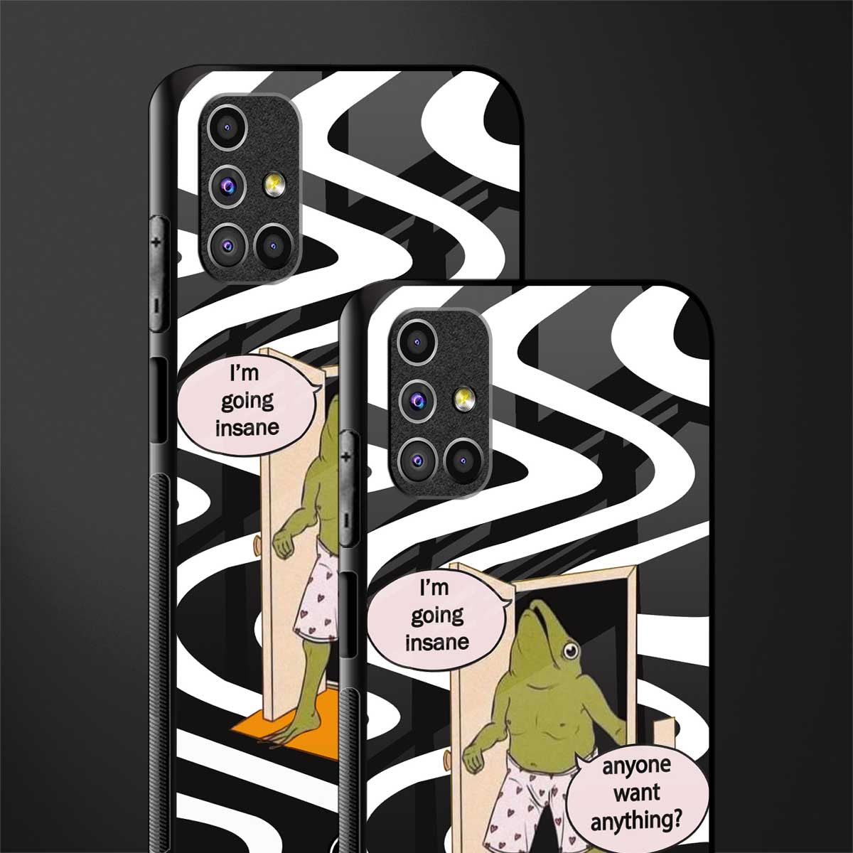 going insane glass case for samsung galaxy m31s image-2