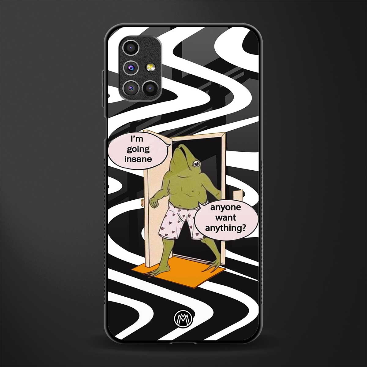 going insane glass case for samsung galaxy m51 image