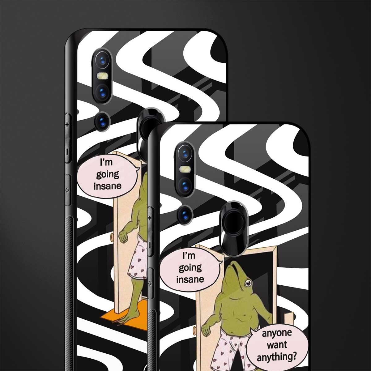 going insane glass case for vivo v15 image-2