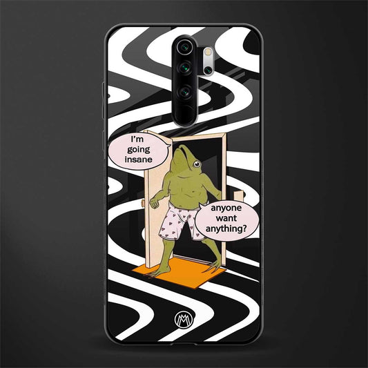 going insane glass case for redmi note 8 pro image