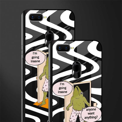 going insane glass case for oppo a12 image-2