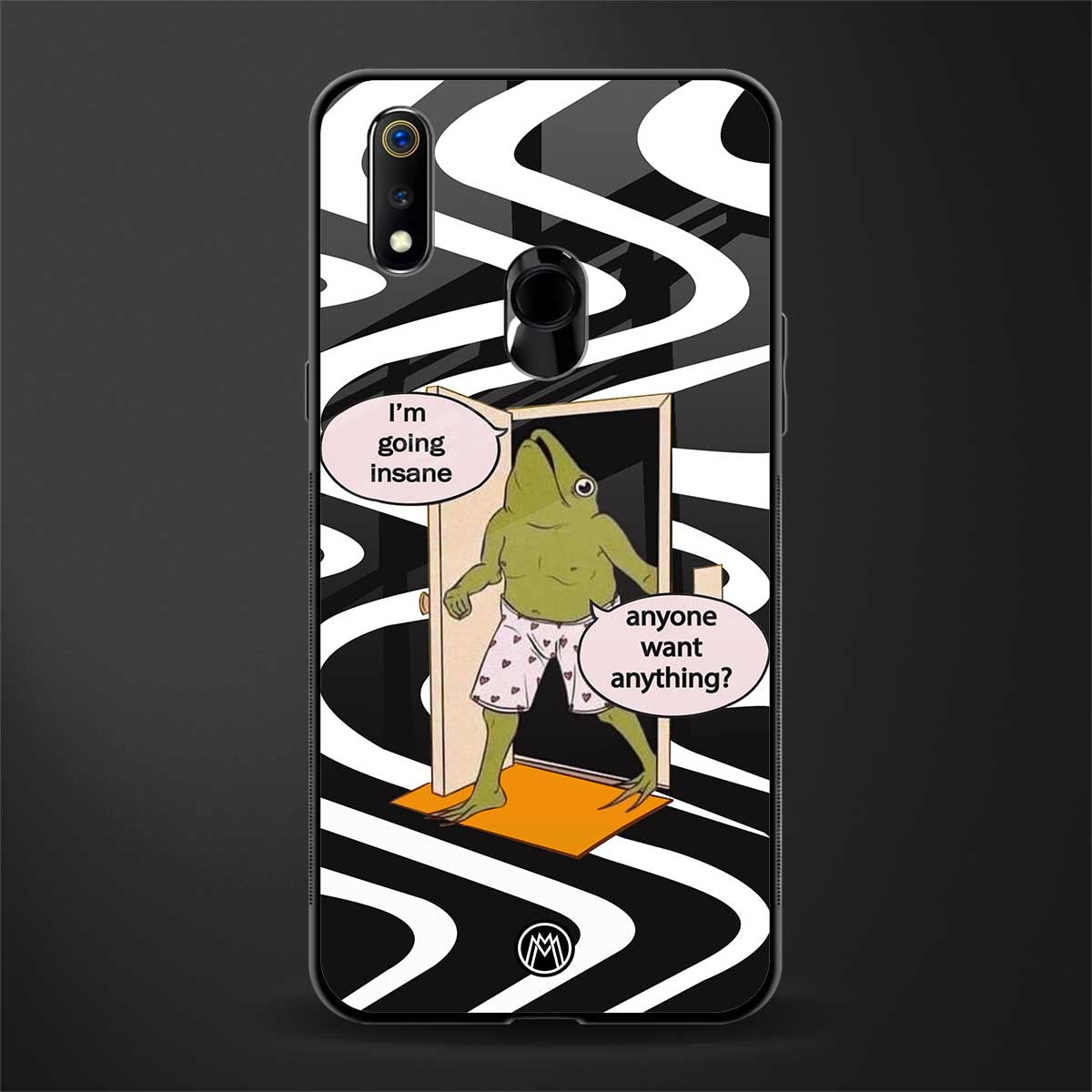 going insane glass case for realme 3 pro image