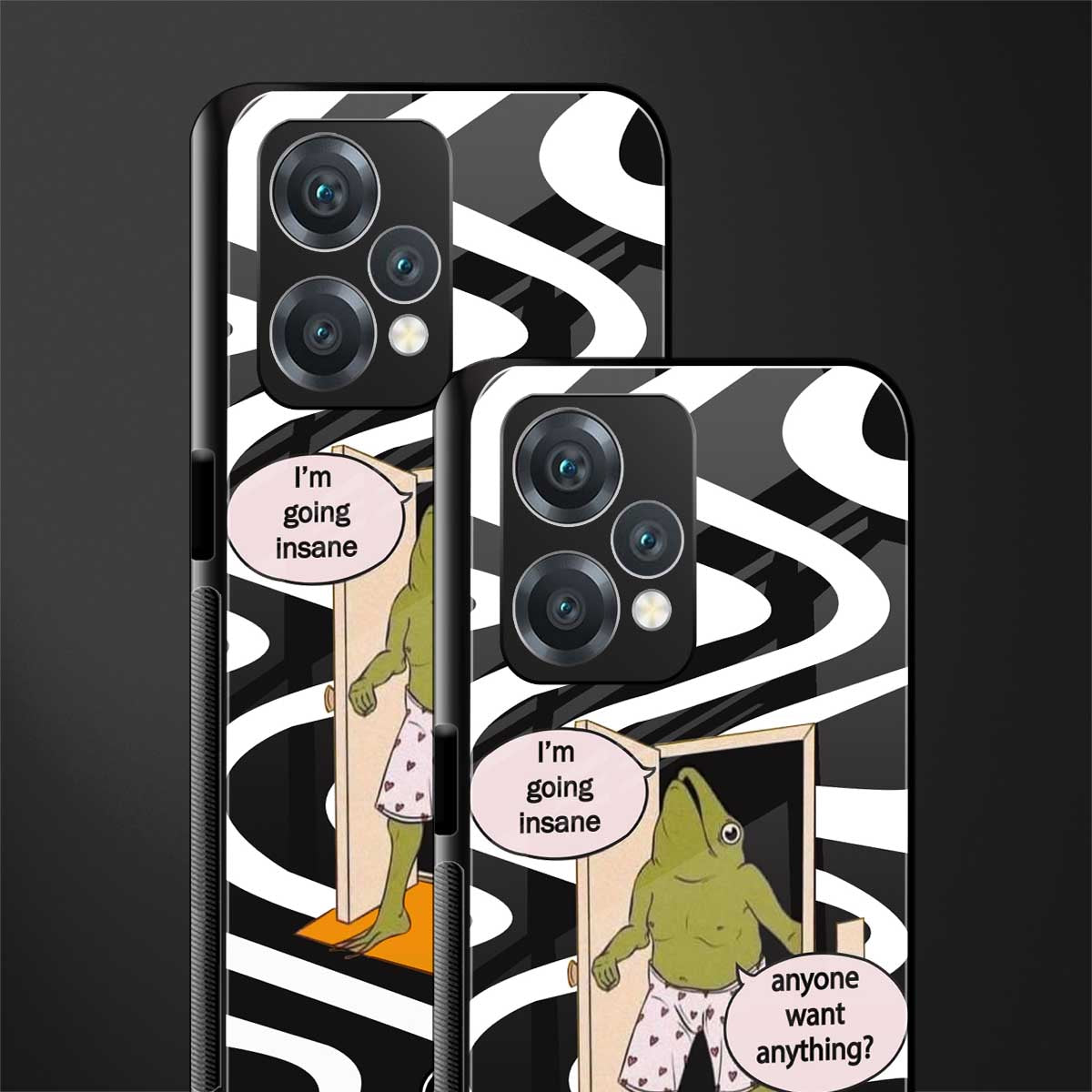 going insane back phone cover | glass case for realme 9 pro 5g