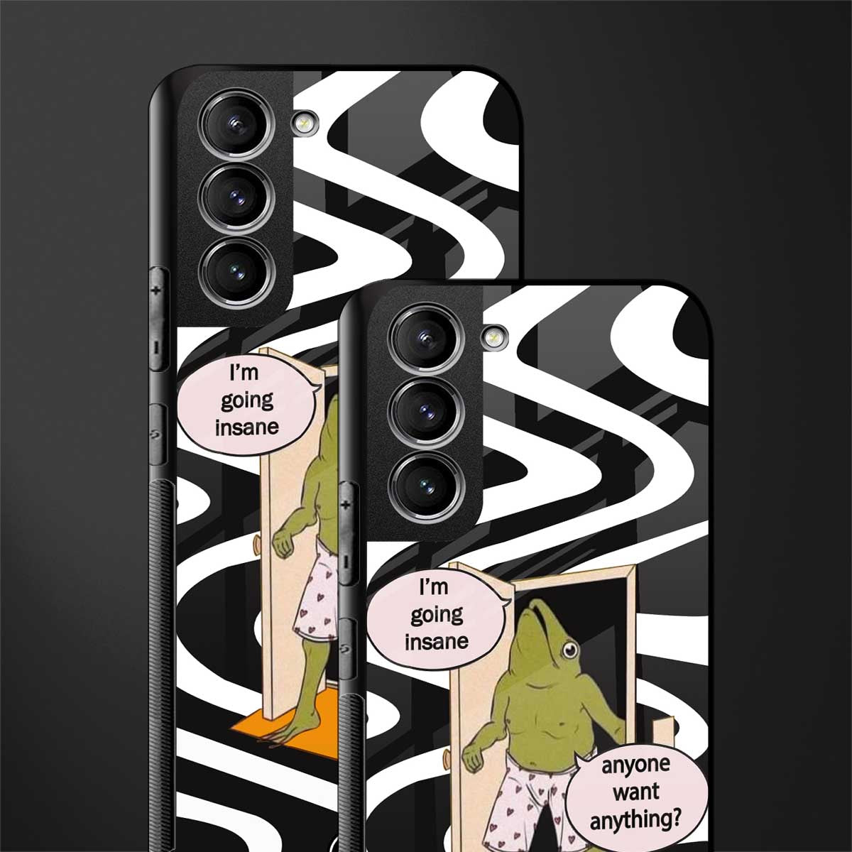 going insane glass case for samsung galaxy s21 plus image-2