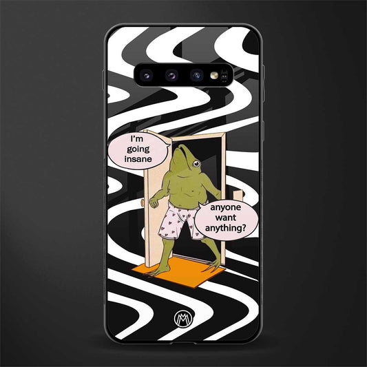 going insane glass case for samsung galaxy s10 image