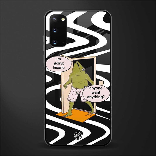 going insane glass case for samsung galaxy s20 image
