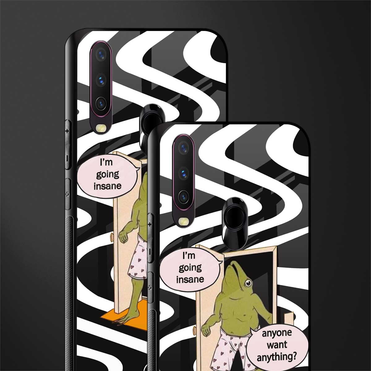 going insane glass case for vivo y15 image-2