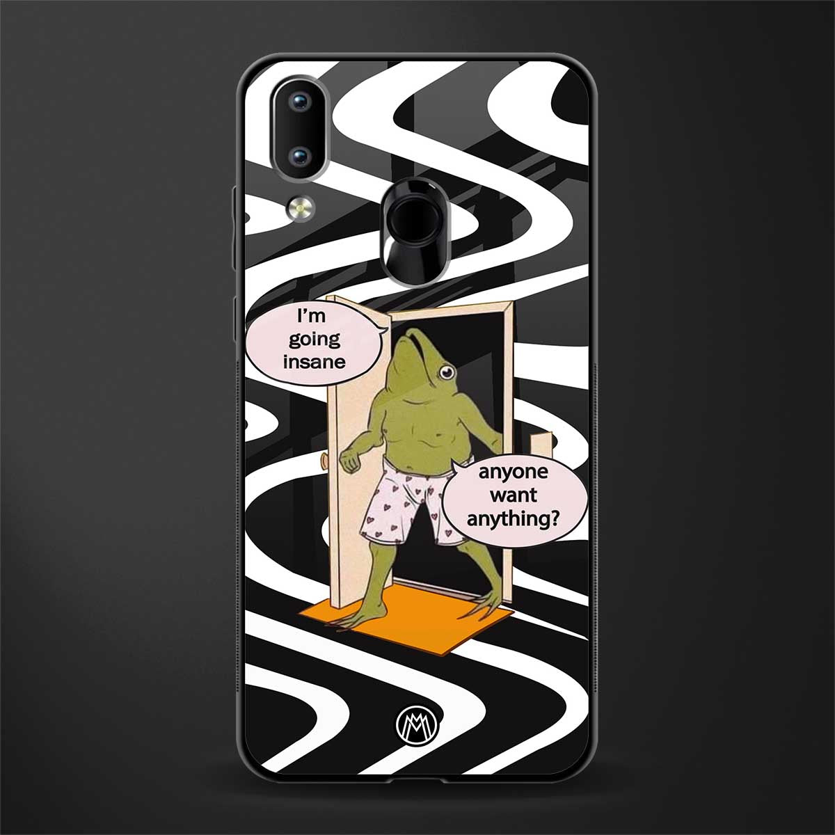 going insane glass case for vivo y91 image