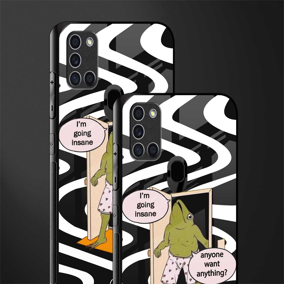 going insane glass case for samsung galaxy a21s image-2