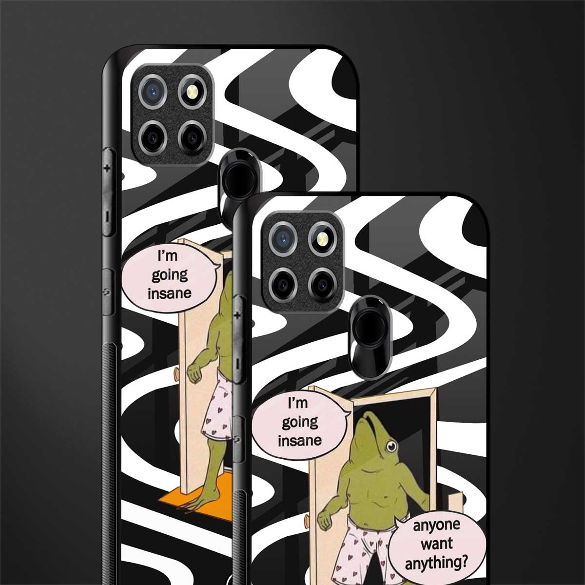 going insane glass case for realme narzo 30a image-2