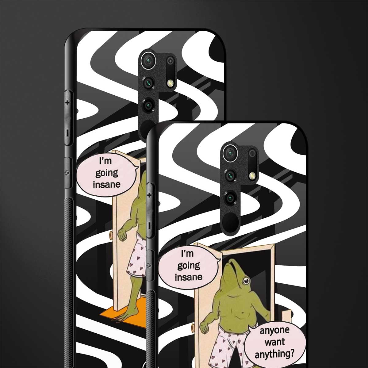 going insane glass case for poco m2 image-2