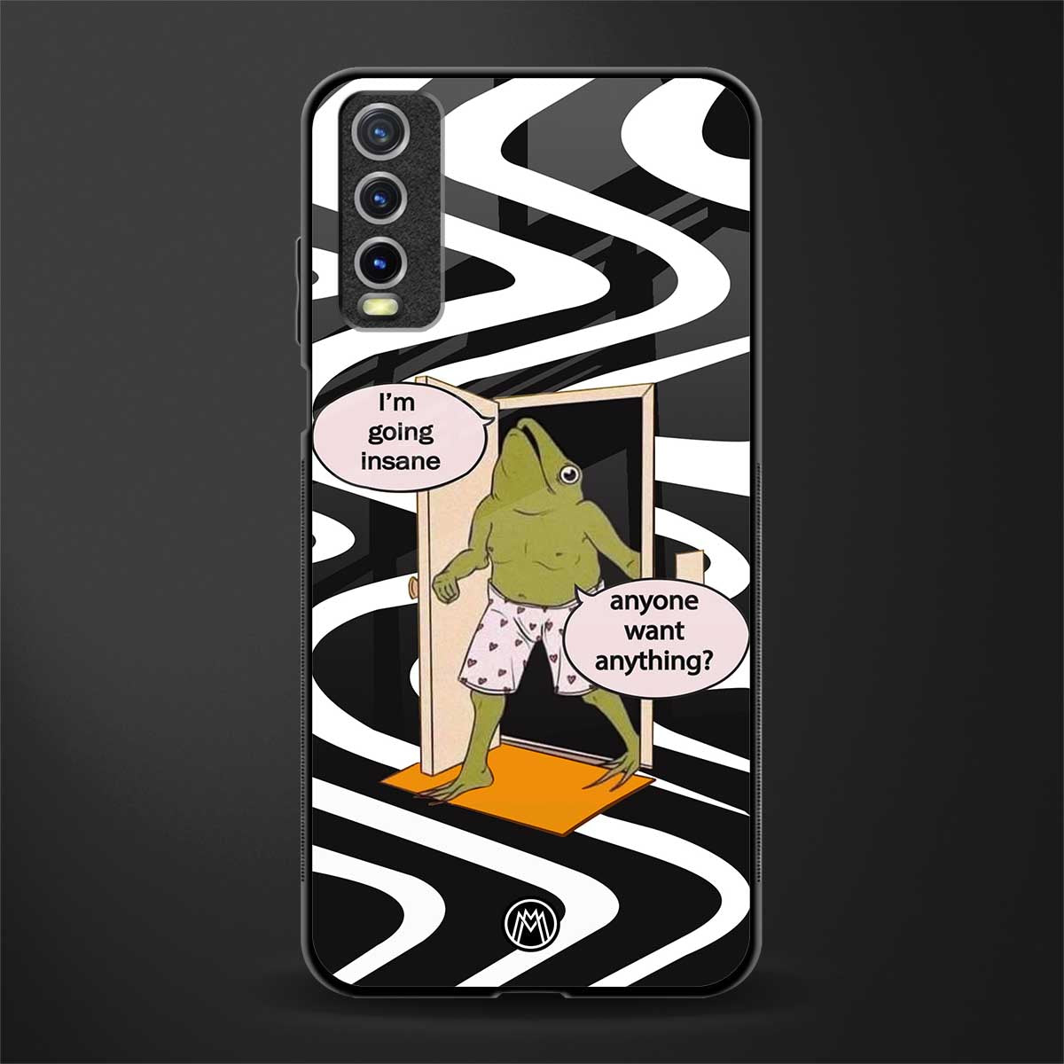 going insane glass case for vivo y12s image